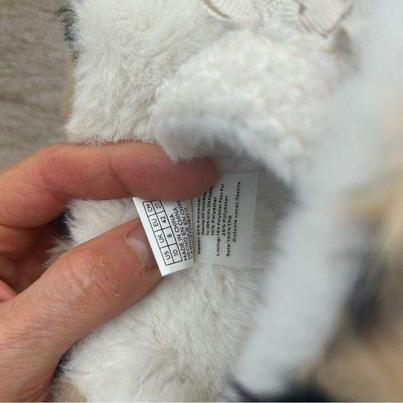 Toms Celeste Cheetah Shearling Booties Slippers Cozy Indoor Outdoor Size… - Picture 8 of 13